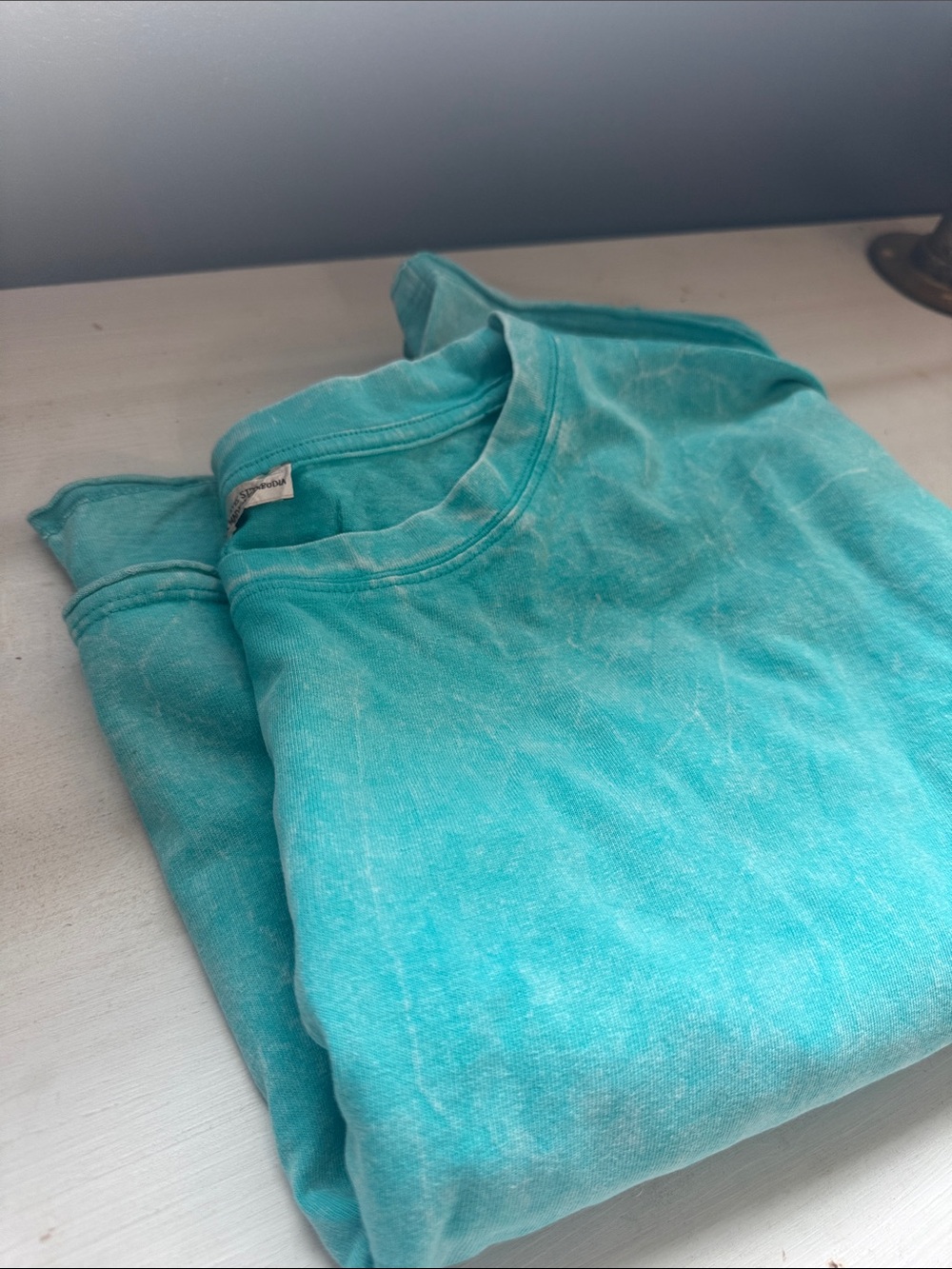 Zenana Oversized Acid Washed Boxy Top - Picture 3 of 4